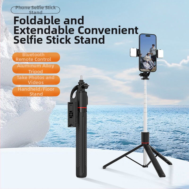 X2020D Bluetooth Selfie Tyč s Tripodom, ABS+Nerezová oceľ, Univerzálna kompatibilita, Čistá hmotnosť 273 g