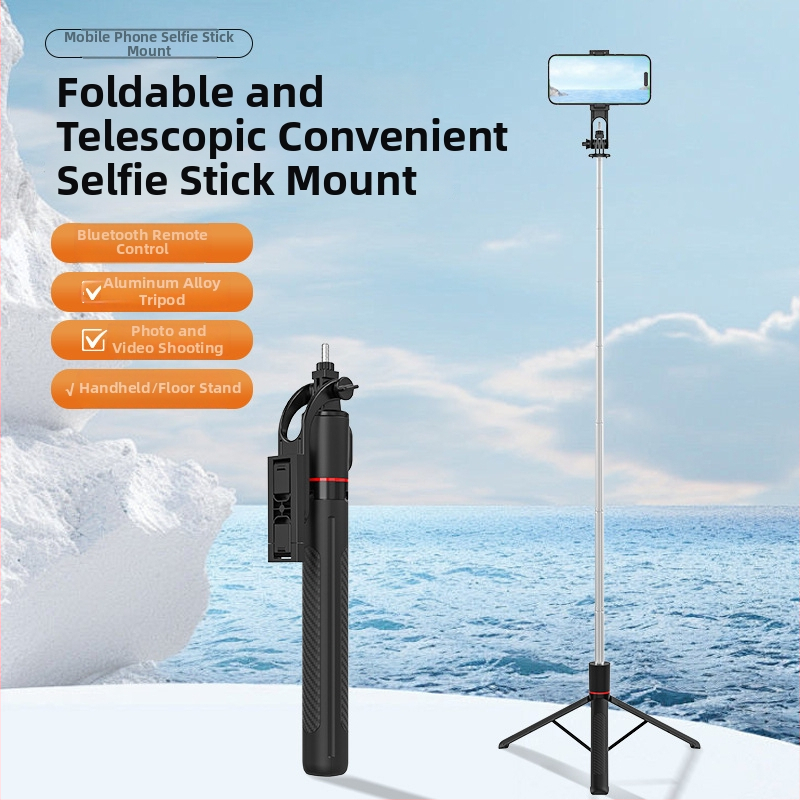 X2020D Bluetooth Selfie Tyč s Tripodom, ABS+Nerezová oceľ, Univerzálna kompatibilita, Čistá hmotnosť 273 g