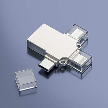 OTG adapter tri u jedan za Apple pametne telefone s USB-C sučeljem (Model: Three-in-one adapter, Kod: A)