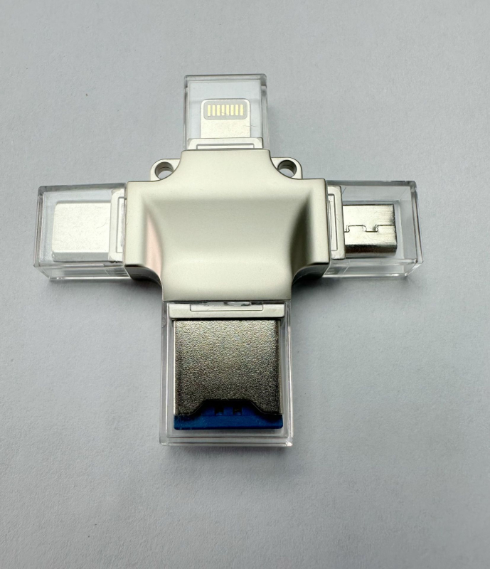 OTG adapter tri u jedan za Apple pametne telefone s USB-C sučeljem (Model: Three-in-one adapter, Kod: A)