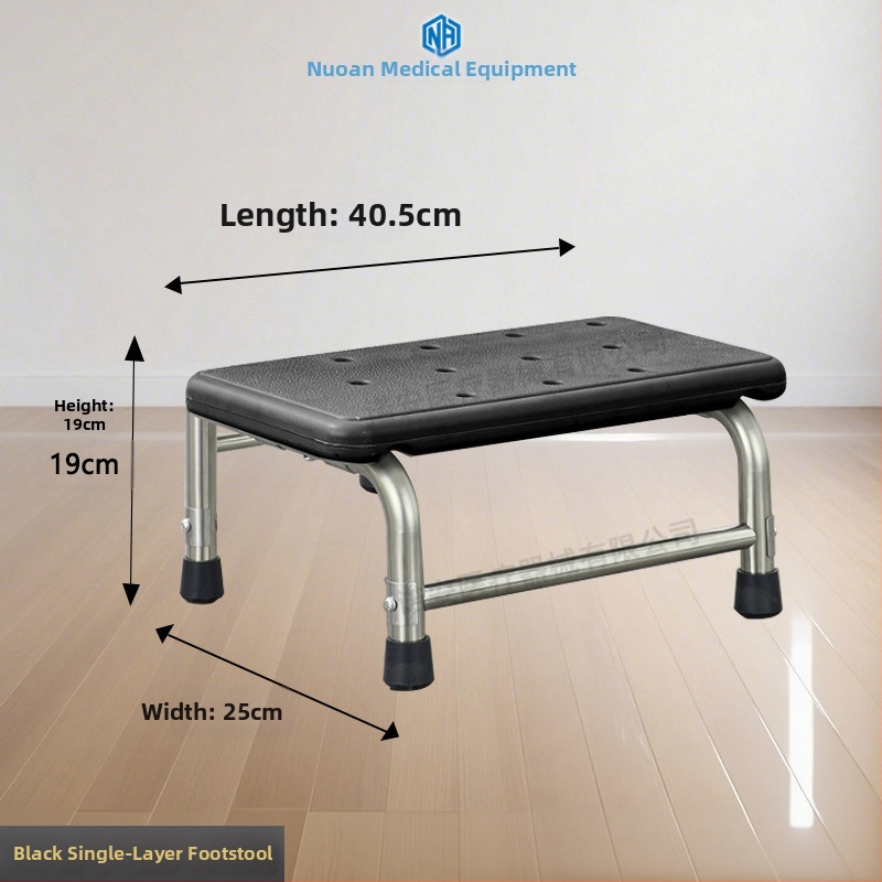 NA005 nehrđajući čelična potpora za noge – jednostruka/dvostruka, moderan minimalistički dizajn, potpora za stopala za dom ili kliniku, pogodno za djecu, odrasle i starije osobe