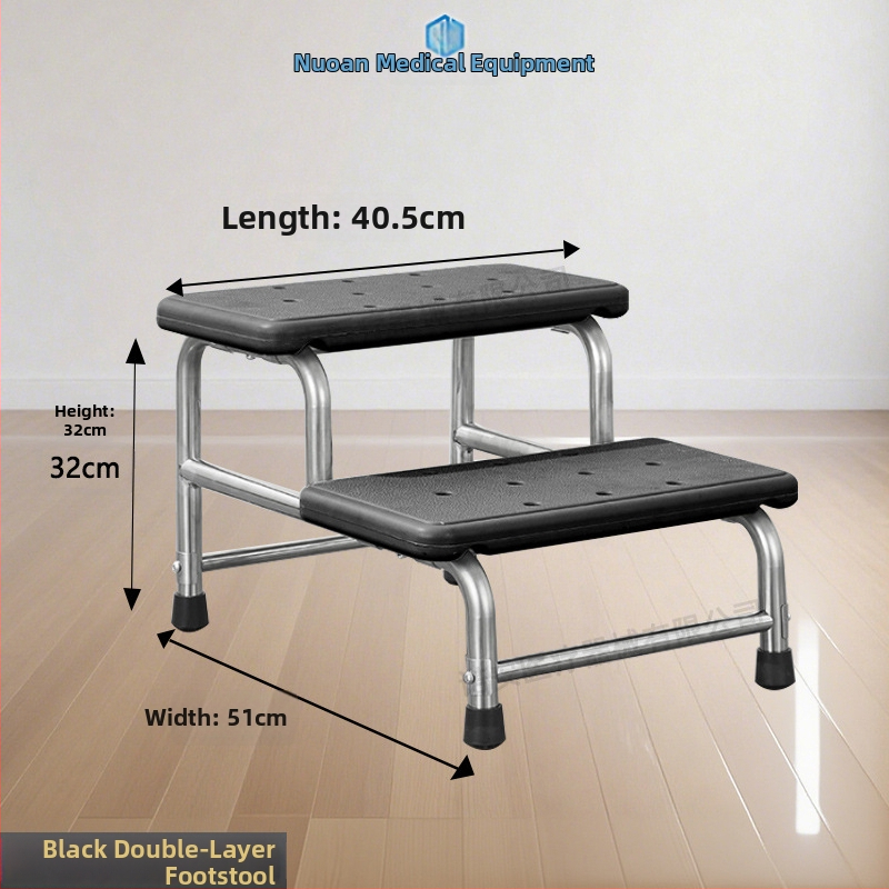 NA005 nehrđajući čelična potpora za noge – jednostruka/dvostruka, moderan minimalistički dizajn, potpora za stopala za dom ili kliniku, pogodno za djecu, odrasle i starije osobe
