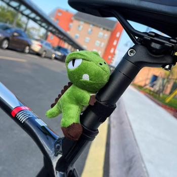 Jucărie decorativă din pluș pentru ghidonul bicicletei, design desen animat, accesoriu pentru relaxare