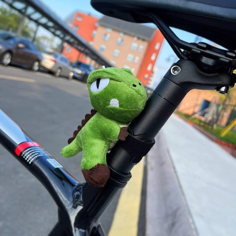 Jucărie decorativă din pluș pentru ghidonul bicicletei, design desen animat, accesoriu pentru relaxare