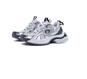 Unisex planinarske tenisice s prednjim vezivanjem, prozračna mrežasta unutrašnjost, potplat Rubber+ EVA, niski gornji dio, 3–5 cm podizanje pete