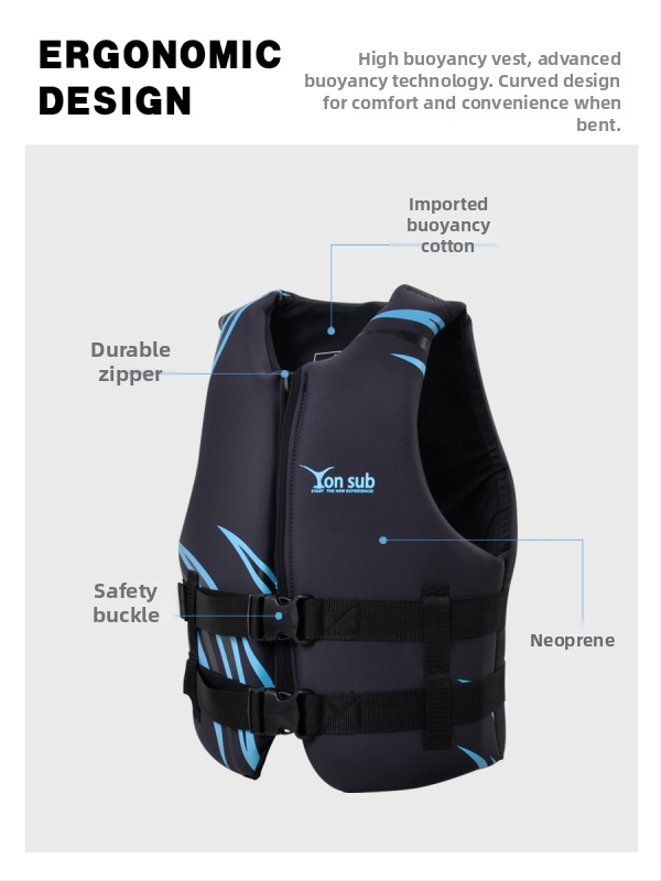 Záchranný vest Yon Sub, EPE Pearl Cotton, licencovaná súkromná značka