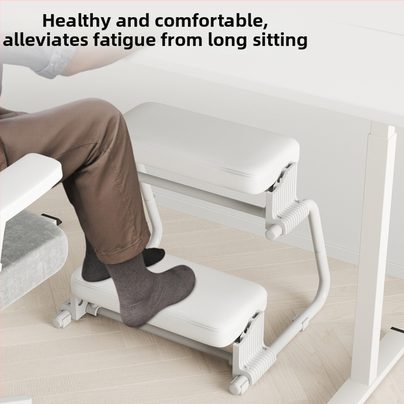 Uredska podnoška za stopala ispod radnog stola, protuklizna, ergonomska, metalna, prilagodljiva visina, Model Z Footrest