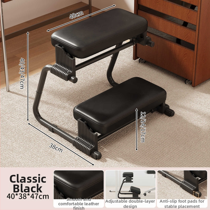 Uredska podnoška za stopala ispod radnog stola, protuklizna, ergonomska, metalna, prilagodljiva visina, Model Z Footrest