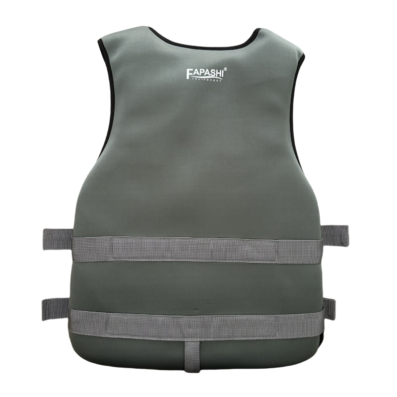 Záchranná vesta s prekríženými popruhmi pre dospelých a deti — FPS027, Sea Bamboo, ľahká, pohodlná (Model FPS027; Značka Sea Bamboo; Prekrížený dizajn; Ľahká)