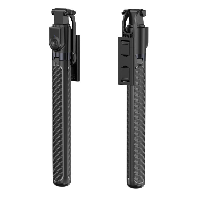 Селфи палка със стабилизация, разтегаем Z18 тридипод гимбал, Bluetooth дистанционно, държач за телефон с подсветка, IBIS поддръжка