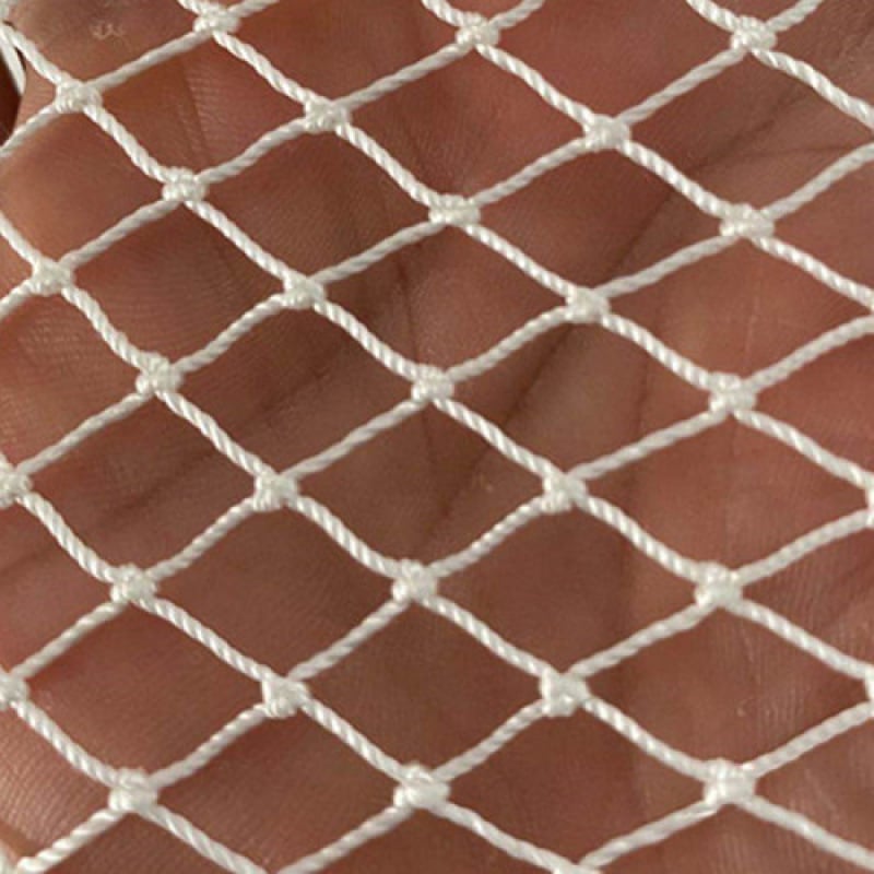 Bijela najlonska mreža za ribolov i uzgoj riba, mreža za podizanje i mreža za vješanje fotografija