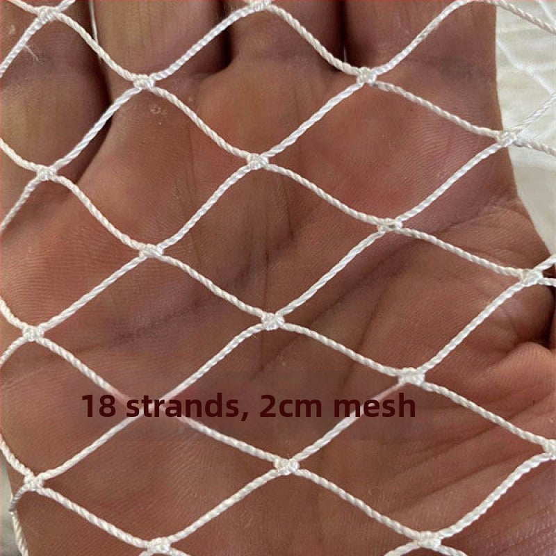 Bijela najlonska mreža za ribolov i uzgoj riba, mreža za podizanje i mreža za vješanje fotografija