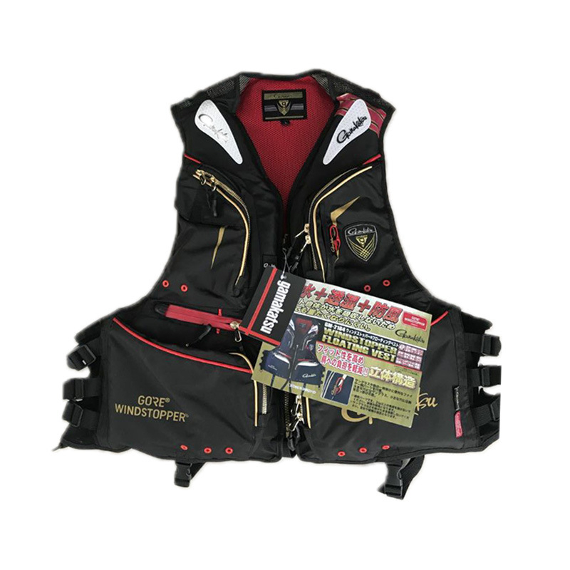 Жилет за риболов със спасителна функция — голяма плавучност, много джобове, морски риболов, бързосъхнеща, дишаща, износоустойчива