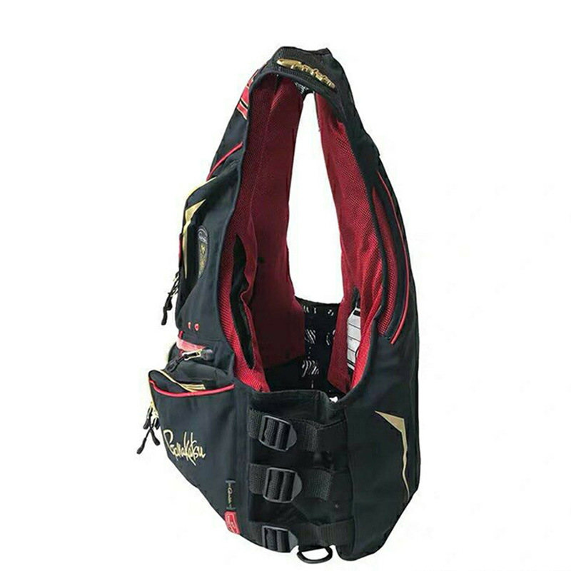 Жилет за риболов със спасителна функция — голяма плавучност, много джобове, морски риболов, бързосъхнеща, дишаща, износоустойчива