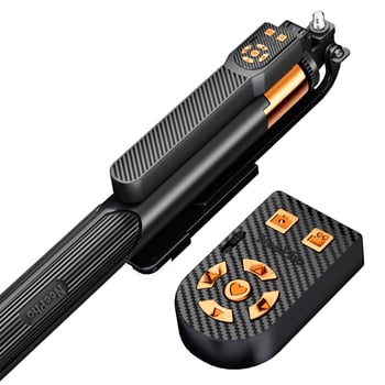 L6S Bluetooth selfie tyč s LED osvetlením – hliníková zliatina, ručný stabilizátor a diaľkové ovládanie