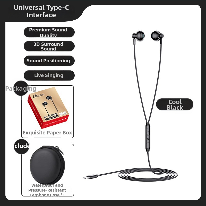 Kovové in-ear slúchadlá s mikrofónom, káblové, 20–20000 Hz, impedancia 32 Ω