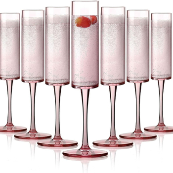 Jednokratna plastična čaša, prozirna visoka šampanj stil; moguć tisak loga; materijal: plastika; debljina stijenke 0,3–0,6 mm; pakiranje: čaša.