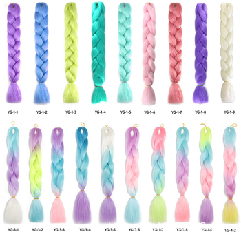 Perucă împletită luminoasă cu efect de strălucire în întuneric, fibră sintetică rezistentă la temperaturi înalte, păr lung și buclat