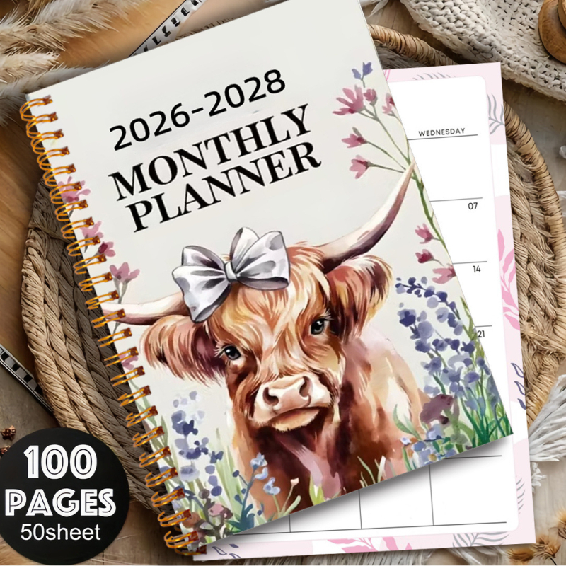 Bilježnica za tjedno planiranje s kreativnim stilom — Dowling papir, 80 g/m², 50–100 stranica