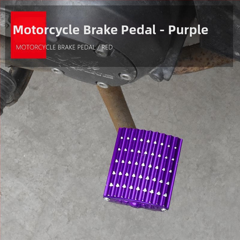 Motocyklový predný brzdový pedál, hliníková zliatina, vypaľované lakovanie, Mojielong