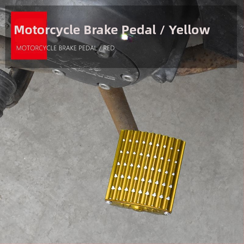 Motocyklový predný brzdový pedál, hliníková zliatina, vypaľované lakovanie, Mojielong