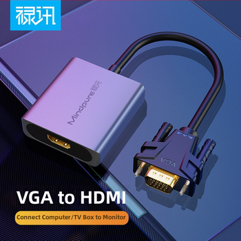VGA na HDMI prevodník, adaptér, 1080p, čip Hongjing ms9288a, Windows 7/8/10/11/xp, modely Ad031/Ad014, OEM k dispozícii