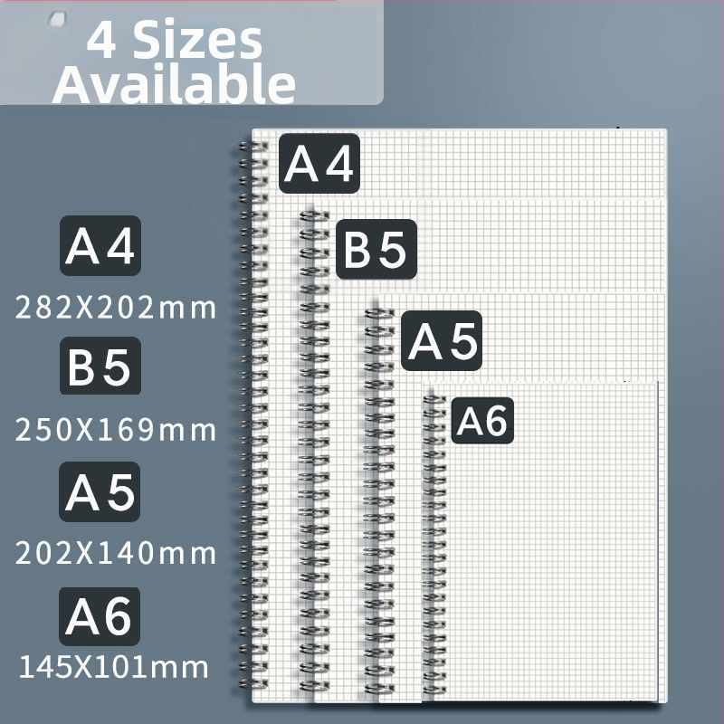 PP špirálový zošit, papier 80 g, 80 listov