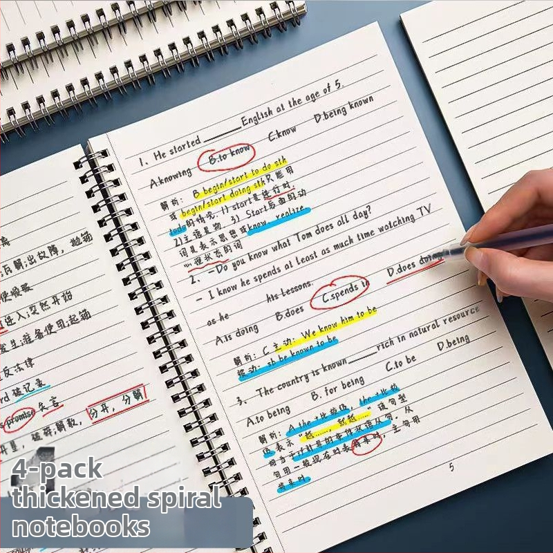 PP špirálový zošit, papier 80 g, 80 listov