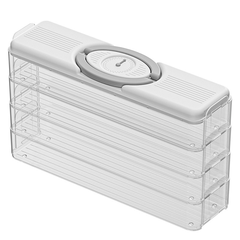 Cutie de depozitare pentru găluște în frigider – stil Nordic, plastic alimentar, sigilată, portabilă, potrivită pentru congelare