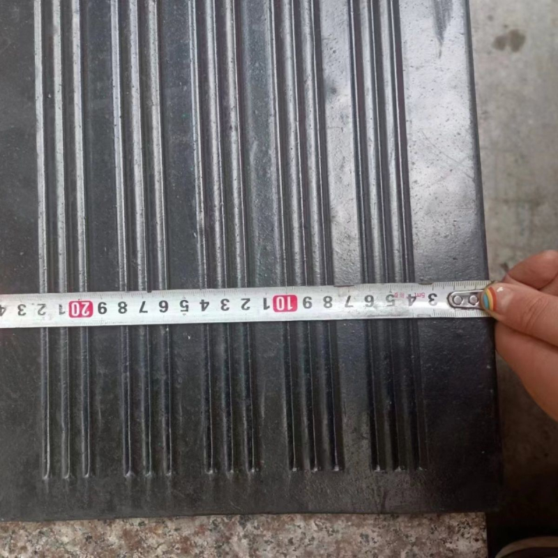 Előre gyártott lépcsővédő gumialátét építéshez, csúszásmentes, sarokvédő, Márka 11