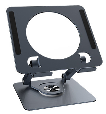 Suport rotativ pentru telefon/tabletă din aliaj de carbon, pliabil, cu disipare a căldurii, rotire la 360°, model X1, compatibil cu toate tabletele