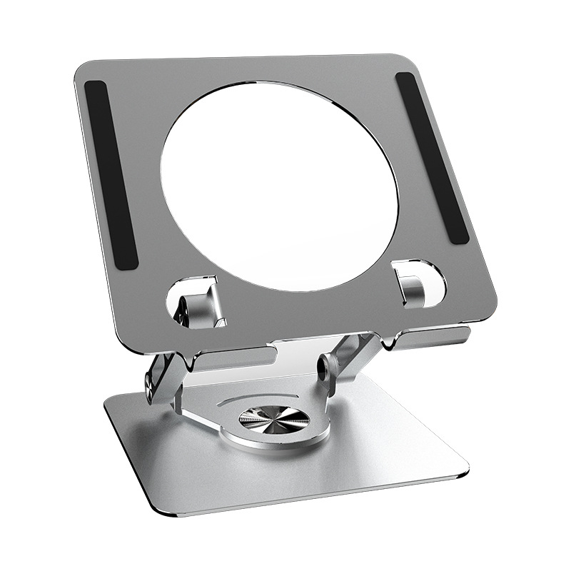 Suport rotativ pentru telefon/tabletă din aliaj de carbon, pliabil, cu disipare a căldurii, rotire la 360°, model X1, compatibil cu toate tabletele