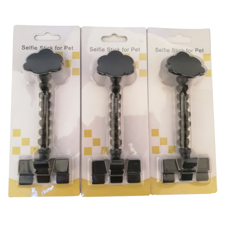 Baston de selfie din plastic pentru animale de companie, pentru pisici și câini, stil universal, fără telecomandă, suportă personalizare