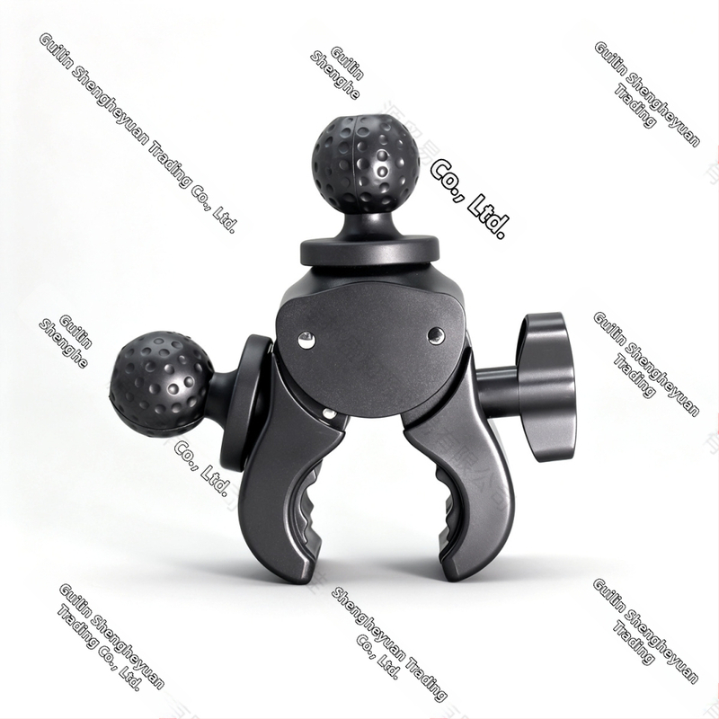 Univerzálny držiak na mobilný telefón pre živé vysielanie s viacnásobným upínaním na rám bicykla a gimbal statív – ABS materiál