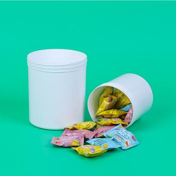 Plastični spremnik za hranu s unutarnjim poklopcem, za praškaste grickice; PP materijal; marka Huatuo; vrsta pakiranja: kanta; licenca xk16-204-04545