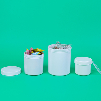 Plastični spremnik za hranu s unutarnjim poklopcem, za praškaste grickice; PP materijal; marka Huatuo; vrsta pakiranja: kanta; licenca xk16-204-04545