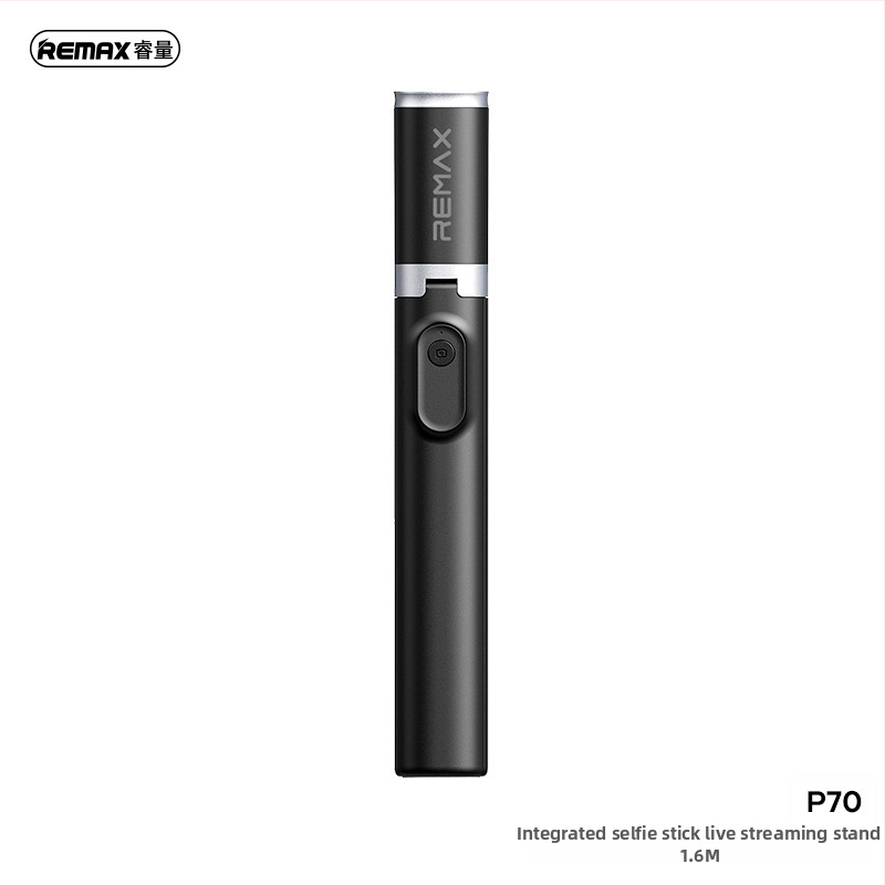 Remax teleskopická selfie tyč z hliníkového zliatiny s Bluetooth diaľkovým ovládaním, univerzálny štýl
