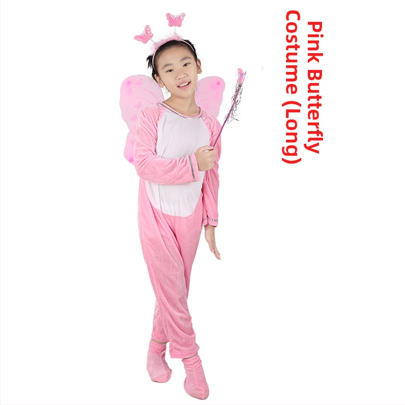 Dječji kostim za nastupe s životinjama — crtani stil, gusta baršunasta tkanina, poliester