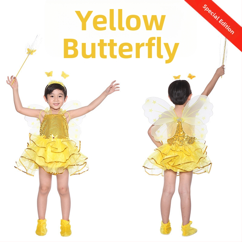 Dječji kostim za nastupe s životinjama — crtani stil, gusta baršunasta tkanina, poliester