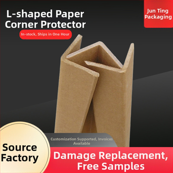 L-tvarovaný rohový ochranný papier z kraft papiera, mimoriadne tvrdý, papierové lisovanie