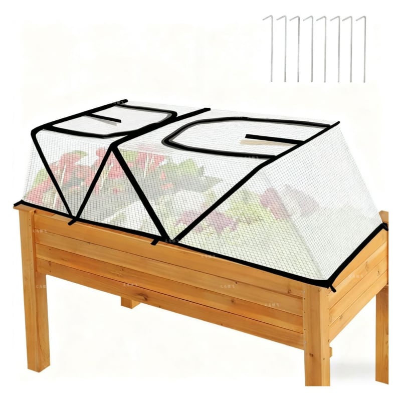 Husa pentru răsaduri — izolație din plastic pentru grădină; stimulează creșterea plantelor