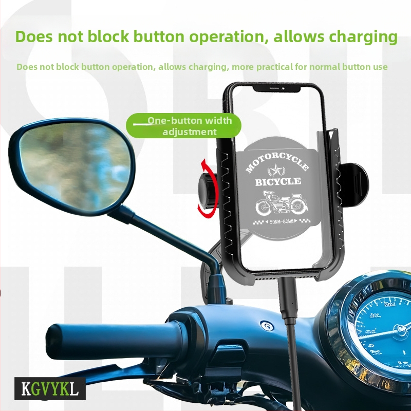 Držač za mobitel na motociklu s amortizacijom, ABS držač za vožnju na otvorenom