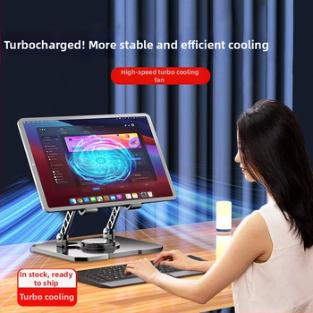 Suport de birou pentru telefon și tabletă, cu disipare a căldurii, rotire 360°, pliabil