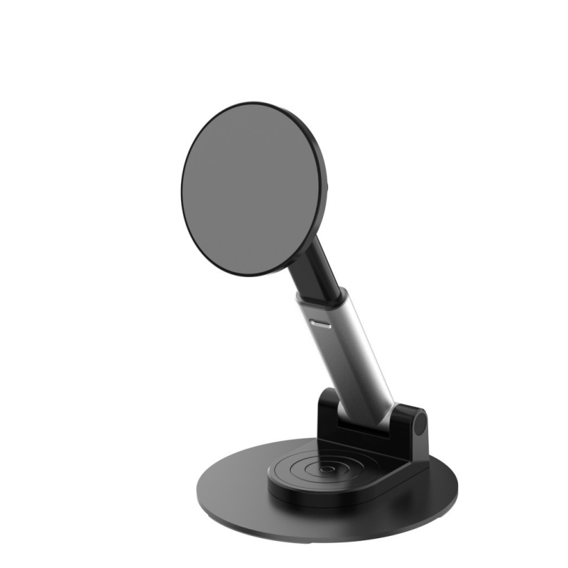 Magnetski stolni držač za telefon s 360° rotacijom, kompatibilan s MagSafe tabletima, izrađen od aluminijske legure