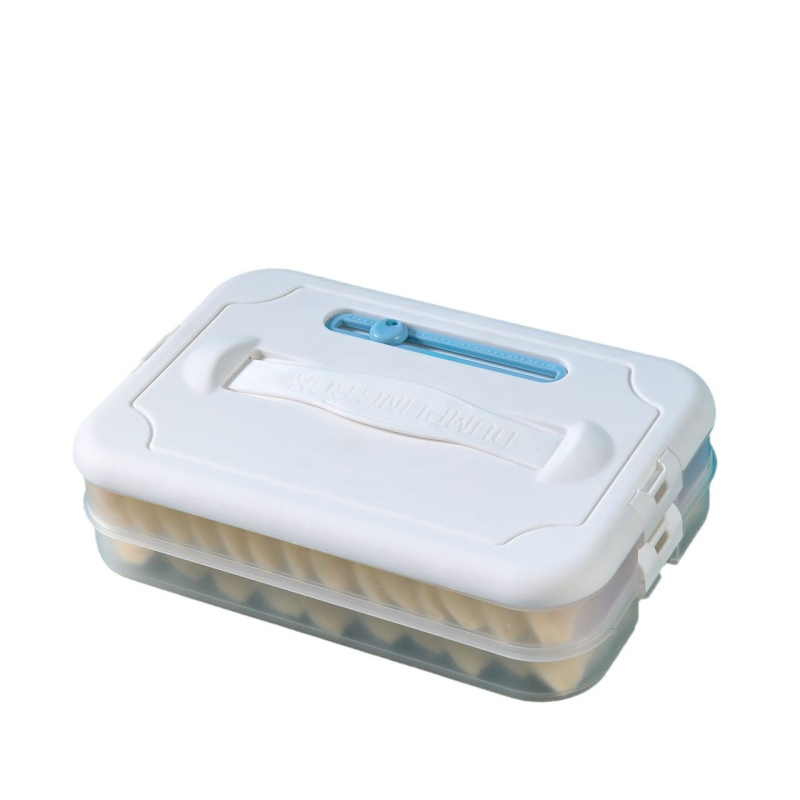 Plastična kutija za knedle za zamrzavanje s višeslojnom posudom, Godsend, crtani stil