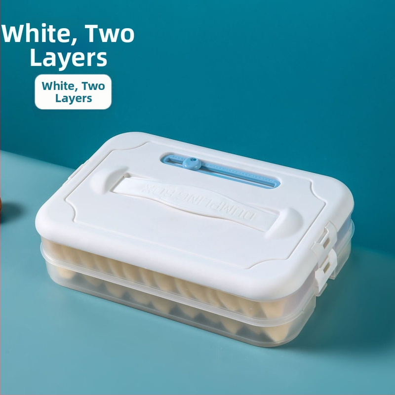 Plastična kutija za knedle za zamrzavanje s višeslojnom posudom, Godsend, crtani stil