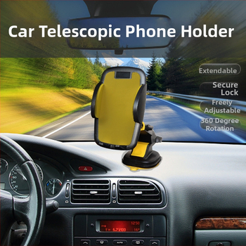 Automobilový držiak na mobilný telefón s vákuovou základňou a rozšíriteľnou základňou, model XST-8091; kompatibilný s telefónmi šírky 55–95 mm; inštalácia na palubnú dosku alebo čelné sklo
