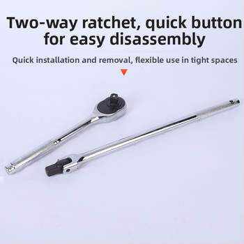 24-djelni set alata za auto popravke od krom-vanadijske čelika, marke Saint qin; kutija alata; pogodna za kućno održavanje, popravke automobila, motocikla i bicikla; namijenjeno mehaničkim popravcima.