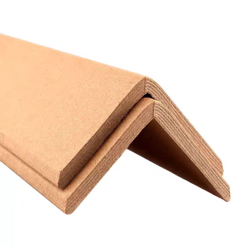L alakú papírsarokvédő, kraft papír + gézcsőpapír, préselt gyártási technológia, szuper kemény, HL márka