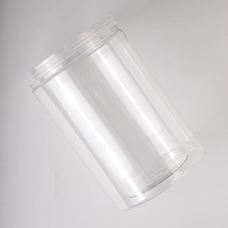 PET plastična staklenka s širokim otvorom, serija navojnog poklopca, kapacitet 1500/2000/2300 ml, PP poklopac, pakiranje u vrećici